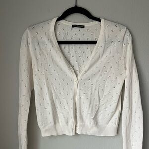 Brandy Melville Ivory Knit Cardigan